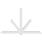 Ekena Millwork Kennewick Architectural Grade PVC Gable Bracket, 108"W x 67 1/2"H x 6"D x 6"F, 15/12 Pitch GBP108X68X0606KEN00 - alternate 4